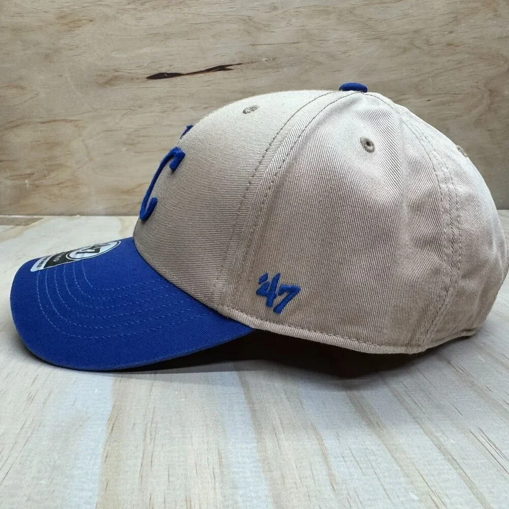 NEW Kansas City Royals '47 Brand MVP Dusty Cooperstown Adjustable Hat Cap OSFM